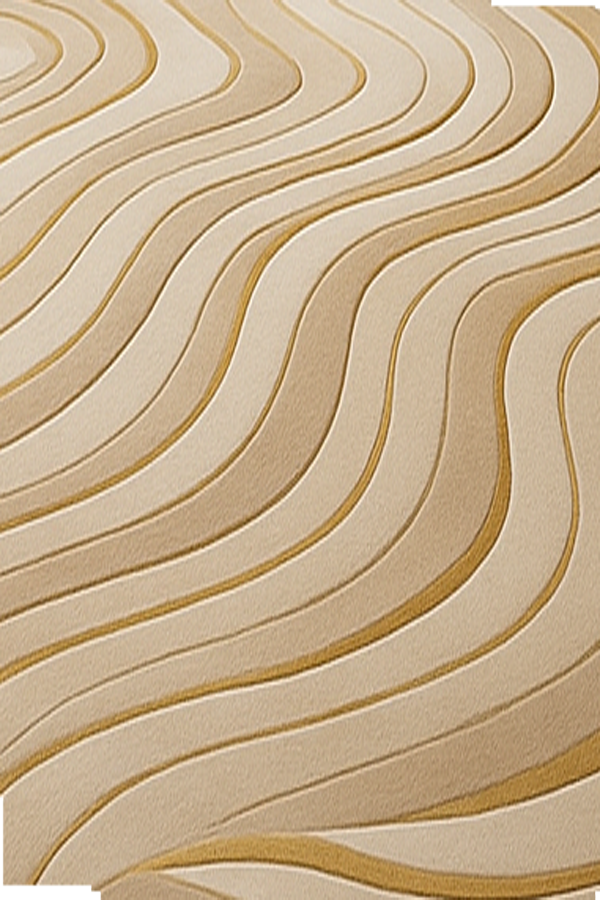 Textured surface with wavy beige patterns